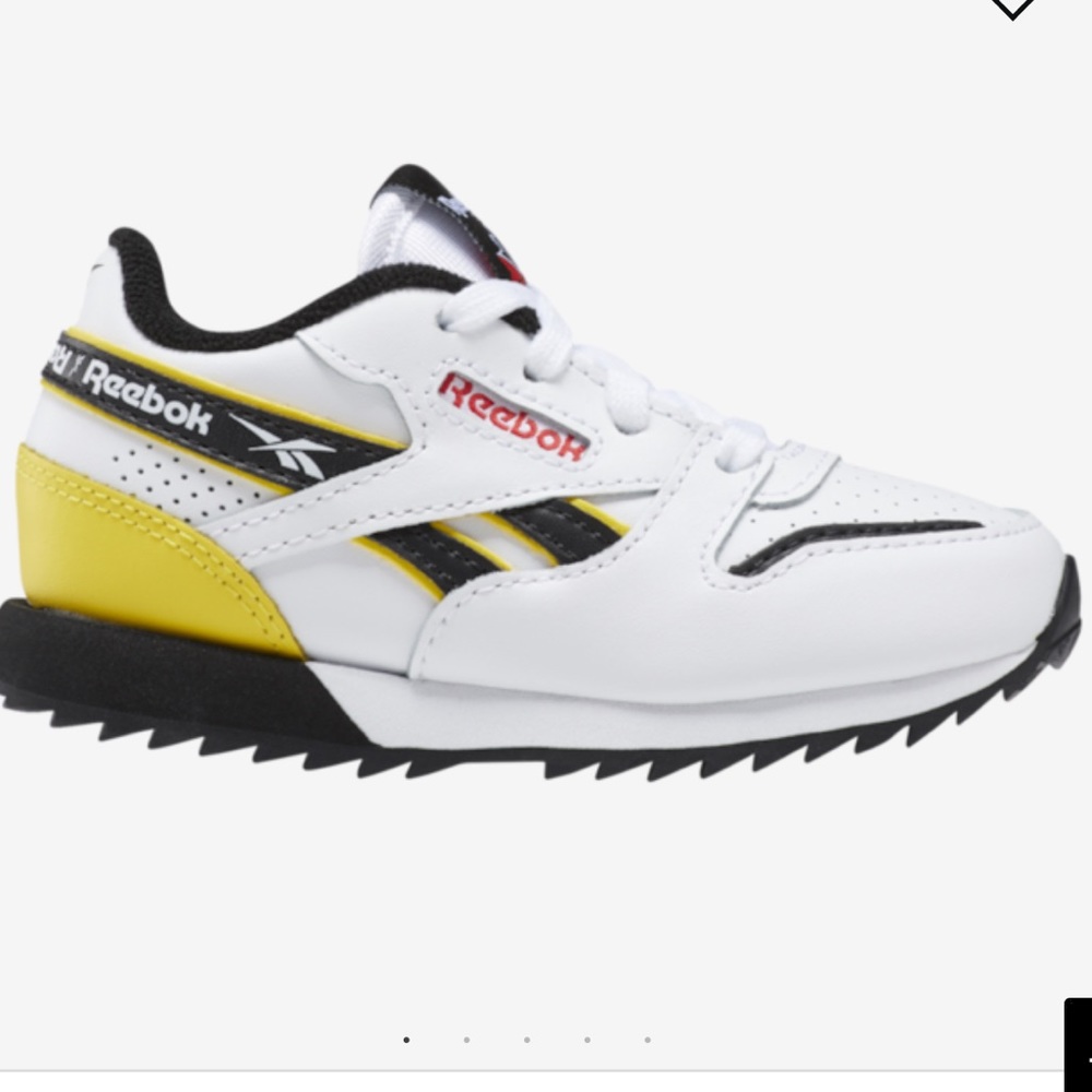 Reebok leather ripple ATI 90’s shoes toddler